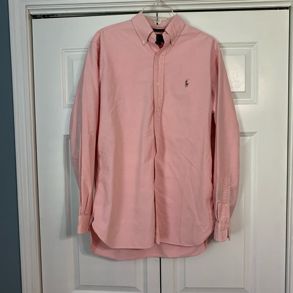 MENS - Polo Ralph Lauren. Pink Button-down. Medium